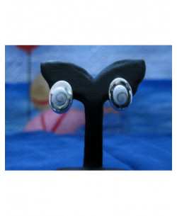 LE 0213s Orecchini in Argento con Occhio di Shiva