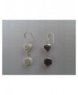 LE 0214 Orecchini in Argento con Occhio di Shiva 2