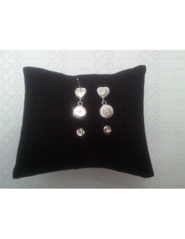 LE 0216s Ohrringe Shiva Auge Silber