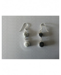 LE 0217 Boucles d'oreilles Shiva Oeil Argent 2