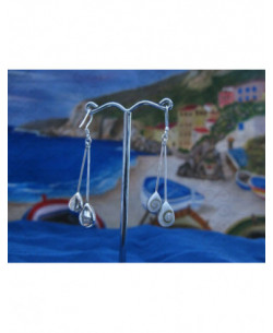 LE 0218 Pendientes Shiva Ojo Plata