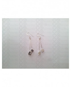 LE 0218 Orecchini in Argento con Occhio di Shiva 2