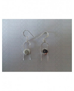 LE 0219 Ohrringe Shiva Auge Silber 2
