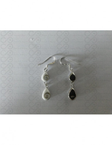 LE 0221 Ohrringe Shiva Auge Silber