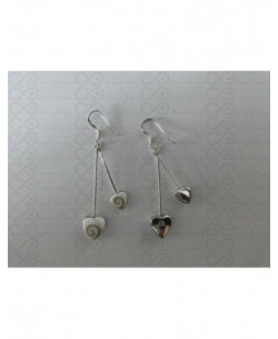 LE 0222 Boucles d'oreilles Shiva Oeil Argent 2