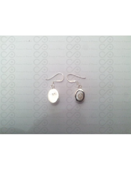 LE 0224 Orecchini in Argento con Occhio di Shiva