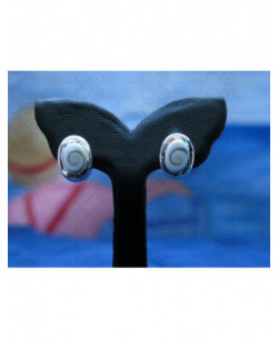 LE 0224s Pendientes Shiva Ojo Plata