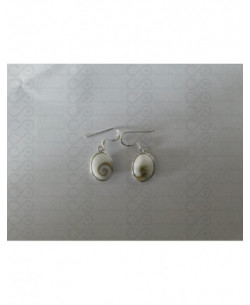 LE 0225 Pendientes Shiva Ojo Plata 2
