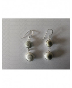 LE 0226 Orecchini in Argento con Occhio di Shiva 2