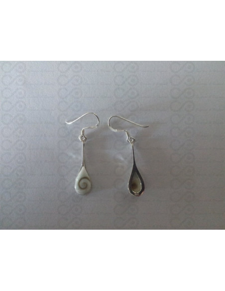 LE 0229 Ohrringe Shiva Auge Silber