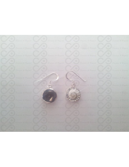 LE 0230 Orecchini in Argento con Occhio di Shiva