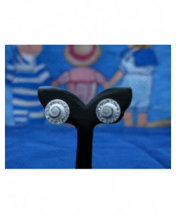 LE 0230s Pendientes Shiva Ojo Plata