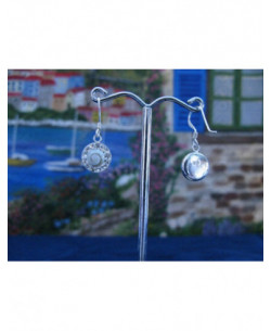 LE 0243 Ohrringe Shiva Auge Silber