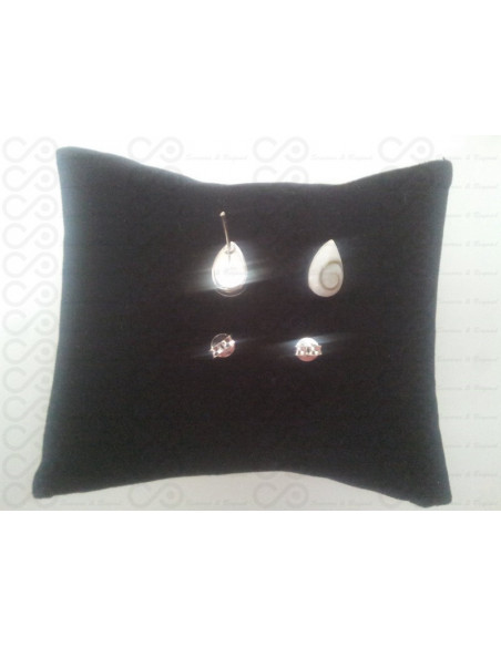 LE 0246s Boucles d'oreilles Shiva Oeil Argent