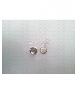 LE 0248 Boucles d'oreilles Shiva Oeil Argent 2