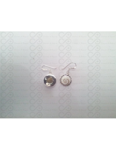 LE 0248 Orecchini in Argento con Occhio di Shiva