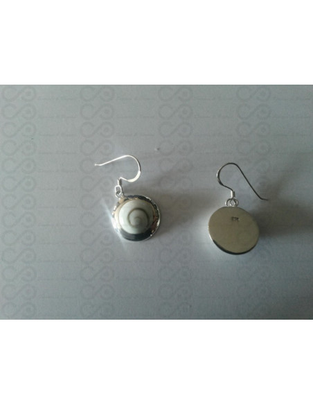 LE 0250 Ohrringe Shiva Auge Silber