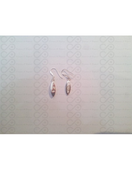 LE 0252 Boucles d'oreilles Shiva Oeil Argent