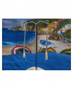 LE 0253 Earrings Shiva Eye Shell Silver