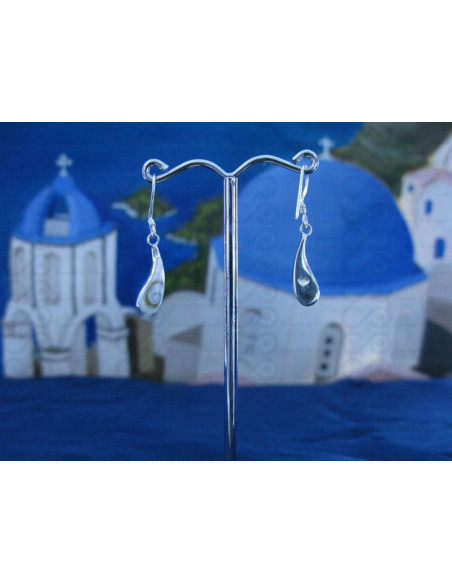 LE 0254 Boucles d'oreilles Shiva Oeil Argent