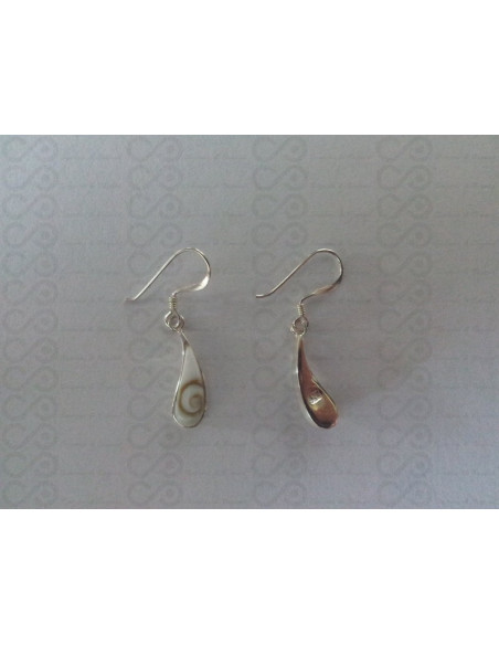 LE 0254 Pendientes Shiva Ojo Plata