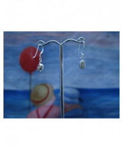 LE 0256 Boucles d'oreilles Shiva Oeil Argent
