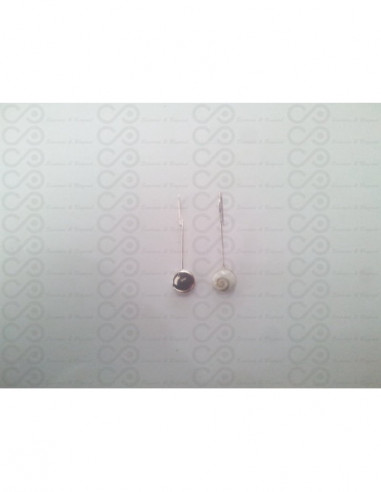 LE 0259 Ohrringe Shiva Auge Silber