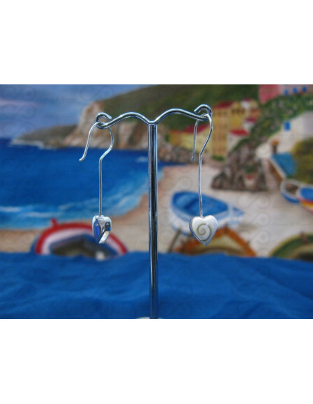 LE 0260 Boucles d'oreilles Shiva Oeil Argent