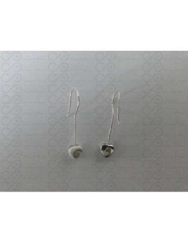 LE 0261 Ohrringe Shiva Auge Silber