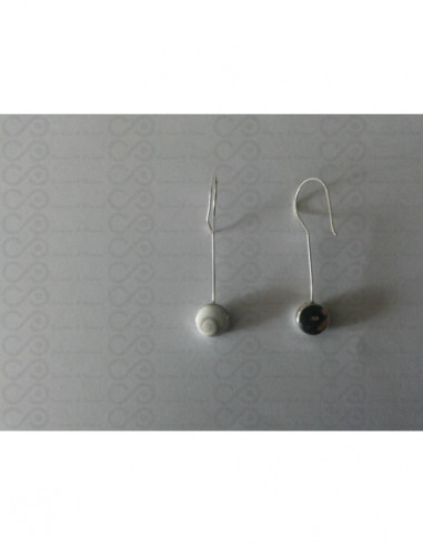 LE 0262 Boucles d'oreilles Shiva Oeil Argent