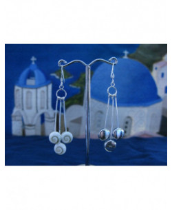 LE 0264 Ohrringe Shiva Auge Silber