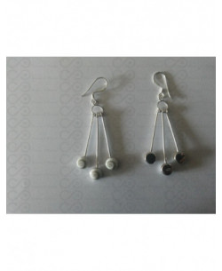 LE 0265 Boucles d'oreilles Shiva Oeil Argent 2