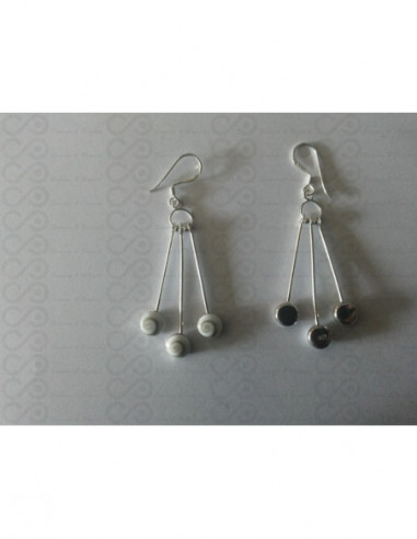 LE 0265 Orecchini in Argento con Occhio di Shiva