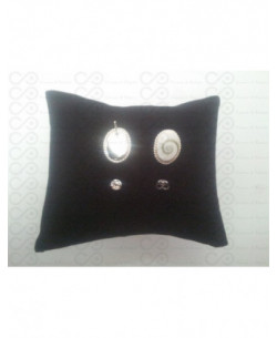 LE 0266s Boucles d'oreilles Shiva Oeil Argent 2