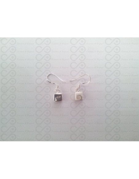 LE 0270 Pendientes Shiva Ojo Plata