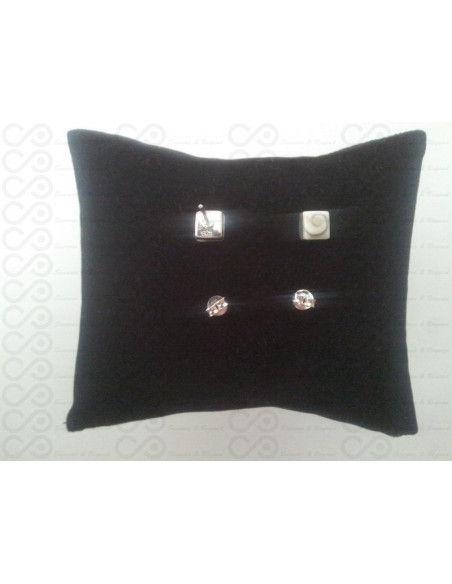 LE 0270s Pendientes Shiva Ojo Plata