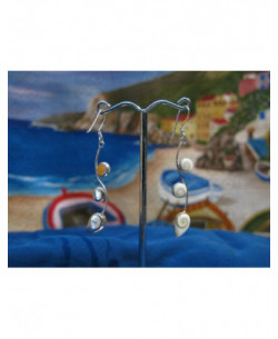LE 0277 Boucles d'oreilles Shiva Oeil Argent