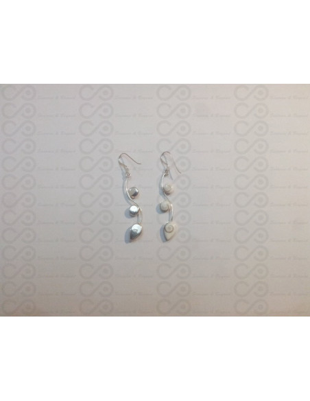 LE 0277 Ohrringe Shiva Auge Silber