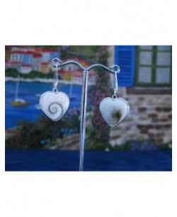 LE 0278 Pendientes Shiva Ojo Plata