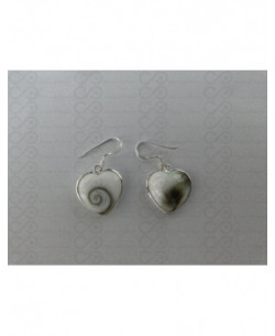 LE 0278 Boucles d'oreilles Shiva Oeil Argent 2
