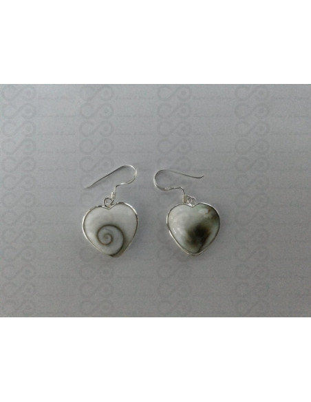 LE 0278 Ohrringe Shiva Auge Silber