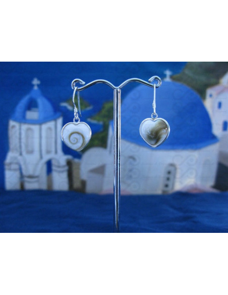 LE 0279 Boucles d'oreilles Shiva Oeil Argent