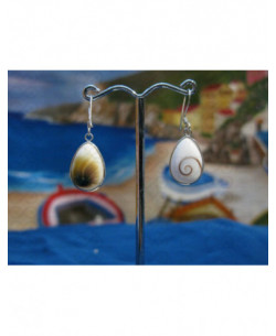 LE 0282 Ohrringe Shiva Auge Silber