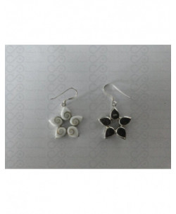 LE 0286 Boucles d'oreilles Shiva Oeil Argent 2