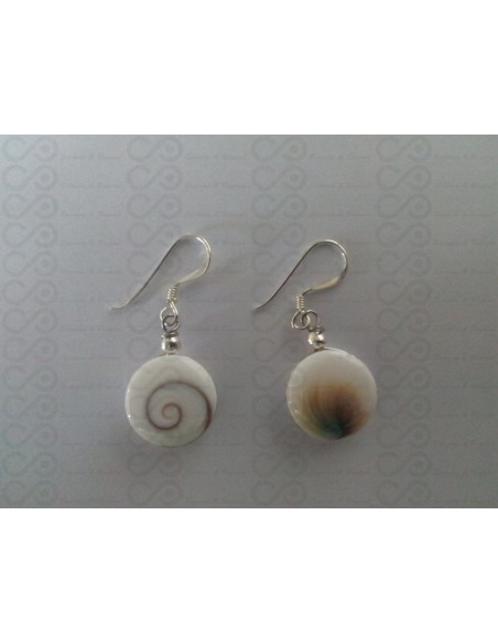 LE 0286r Ohrringe Shiva Auge Silber