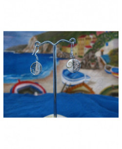 LE 0297 Orecchini in Argento con Occhio di Shiva