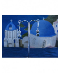 LE 0298 Brincos Olho Shiva Prata