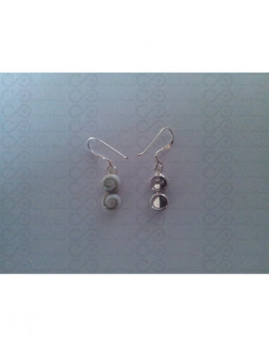 LE 0298 Ohrringe Shiva Auge Silber