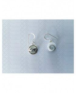 LE 0301 Pendientes Shiva Ojo Plata 2
