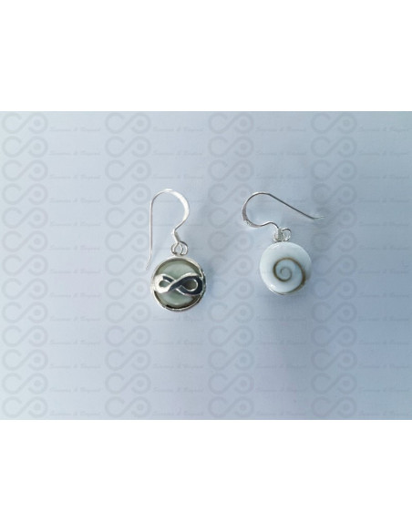 LE 0301 Orecchini in Argento con Occhio di Shiva